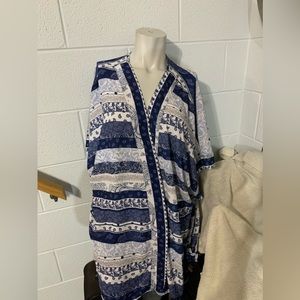 Beautiful woman’s light sweater